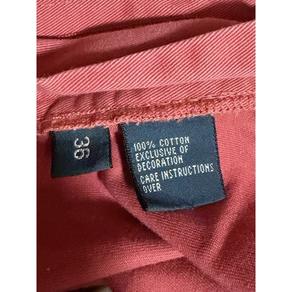 Polo Ralph Lauren Shorts Mens 36 Tyler Fit Pleated Chino Salmon Pony Logo